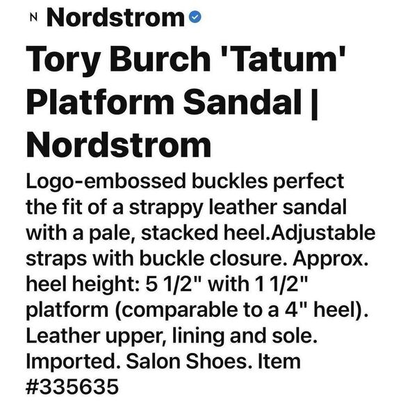 Tory Burch Tatum Nectarine Platform Heels Women’s 7.5 US - Picture 2 of 16